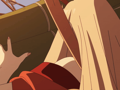 Blonde Woman Holding Book GIF