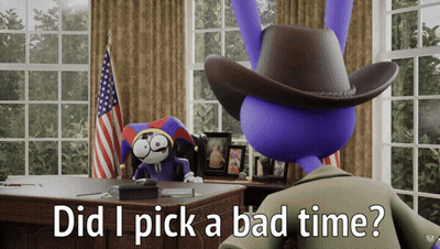 Blonde Woman In Black Shirt Saying Tikky GIF