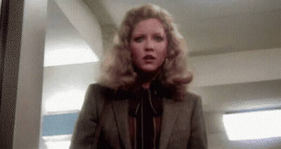 Blonde Woman In Suit GIF