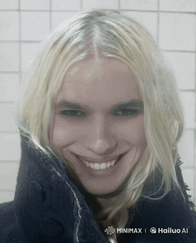 Blonde Woman Smiling Photo By Minimox GIF