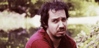 Blonde Woman Surprised Face GIF
