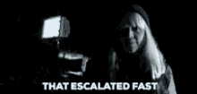Blondie Movie Cameraman That Escalated Quickly  GIF