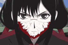 Blood C Saya Kisaragi Eye Changing GIF