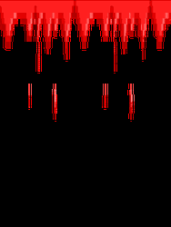 Blood Drip On White Background GIF