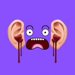 Blood Dripping From Ear Drums GIF