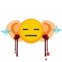 Blood Dripping Hurt Ears GIF
