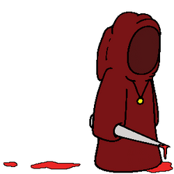 Blood Dripping Monster Red GIF