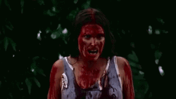 Blood Dripping On Her GIF