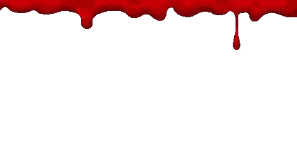 Blood Dripping Pixel Art Sticker