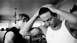 Blood In Blood Out Combing Hair With Hands GIF