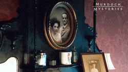 Blood Splatter On Picture Murdoch Mysteries GIF