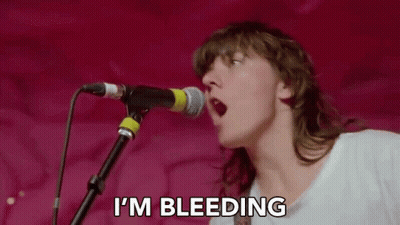 Blood Stains On Paper GIF
