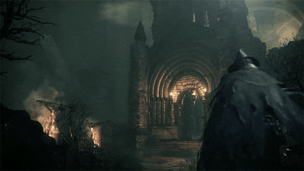 Bloodborne Entering The Castle GIF