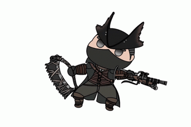 Bloodborne The Hunter Chibi GIF