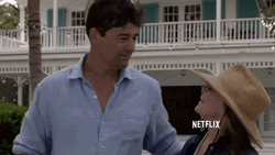 Bloodline John Rayburn Hugging Sally GIF