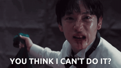 Bloody Man Think I Can't Do It GIF