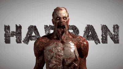 Bloody Monster With Word Harran GIF