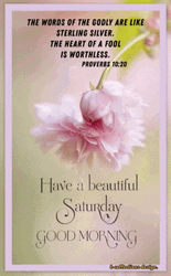Blossoming Flower Saturday Blessings GIF