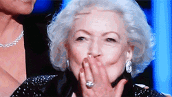 Blow Kiss Betty White Smile GIF