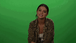 Blow Kiss Selena Gomez Interview GIF