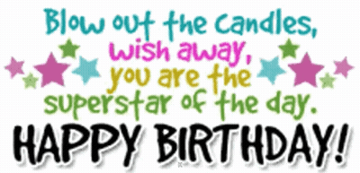 Blow Out The Candles Superstar Of The Day GIF