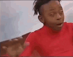 Blown Away African Kid Eye Rolling GIF