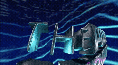 Blue 3D 7Th Text GIF