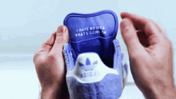 Blue Adidas Shoes South Park Collaboration Secret Pocket GIF