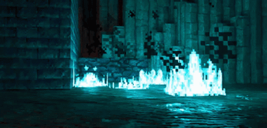 Blue Aesthetic Flame GIF