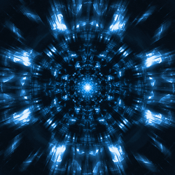 Blue Aesthetic Fractal GIF