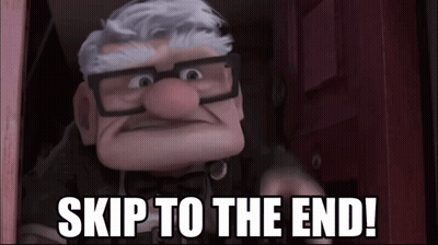 Blue Among Us Character In Front Of Safety Sign GIF