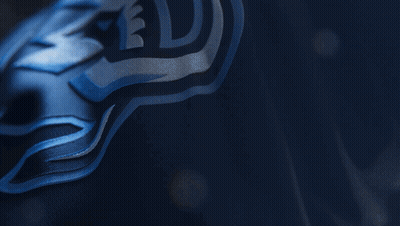 Blue And Black Emblem Close Up GIF