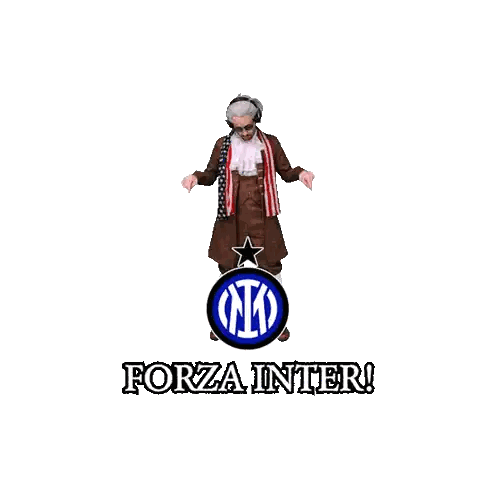 Blue And Black Logo With Star Sticker