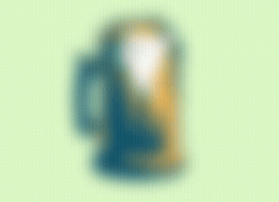 Blue And Gold Mug GIF