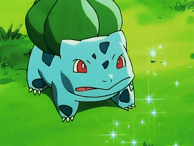 Blue And Green Cartoon Character With Red Eyes And Green Hat GIF