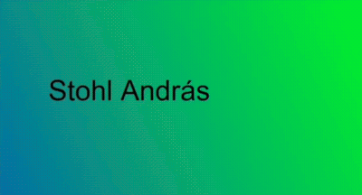 Blue And Green Gradient Background With Stohl Andras GIF