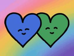 Blue And Green Heart