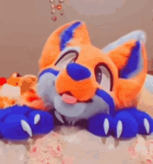 Blue And Orange Furry GIF