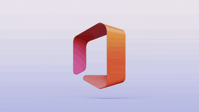 Blue And Purple Cube With Hole GIF