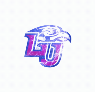 Blue And Purple Logo With Letter U GIF