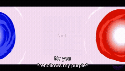 Blue And Red Circles No You Rehallows My Purple GIF