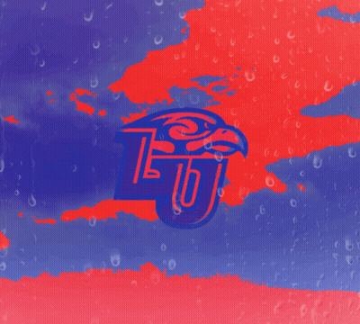 Blue And Red Logo With Letter U GIF