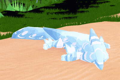 Blue and White Cat Laying on Ground