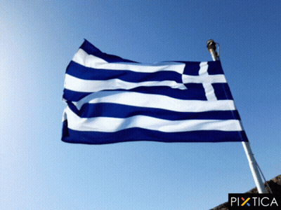 Blue And White Flag With Cross On Pixtica GIF
