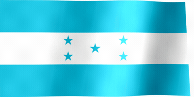 Blue And White Flag With Three Stars GIF