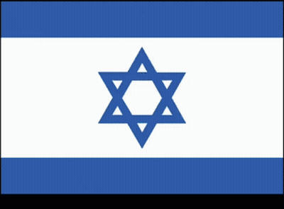 Blue And White Flag With Up Arrow GIF