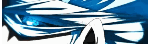 Blue And White Graphic With By Sticker
