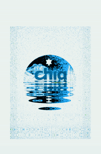 Blue And White Graphic With Chia GIF