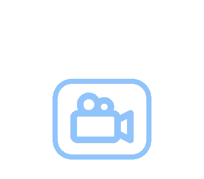 Blue And White Live Sign Sticker