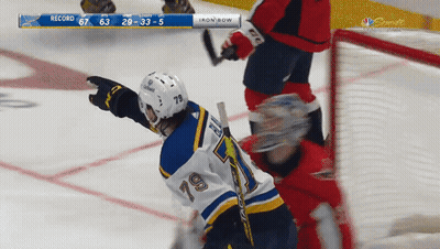 Blue And White Logo With Yellow Line GIF